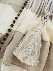 Fabulous Linen Long Bespoke Curtains Brand New 110"w x 94"d