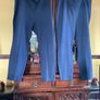 NEW FINAL REDUCTION. navy pull up casual trousers  from Style & Co. USA Size 3X which will fit 26/28.   Length from waist to hemline is 40 inches Image 3