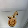 Joan Rivers Green Apple Keychain Image 2