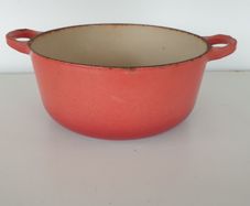 Le creuset 20 cm cast iron pot no lid vintage