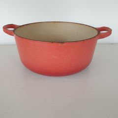 Le creuset 20 cm cast iron pot no lid vintage