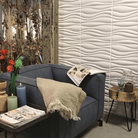 WallArt 24 pcs 3D Wall Panels GA-WA04 Waves