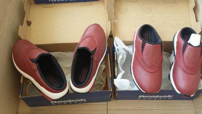 Reebok Classic CL Funk A Slip-On Mule Women Size-UK-3.5/EUR-36 2-59371 Tri Red/Blk/White Limited Edition-2001