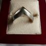 Vintage Sterling Silver Double Wishbone Band Ring size P - 2,10g Image 3