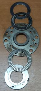 13B front stack spacers and bearings