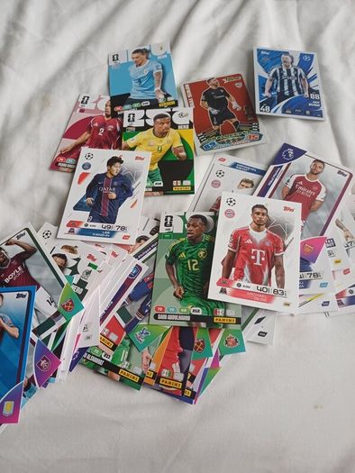 Lot of 70 Topps Match Attax & Panini Football Cards (2025/2026)