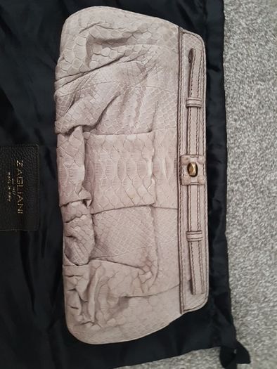 Zagliani python clutch