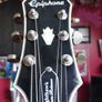Epiphone Nighthawk Custom Reissue Trans Amber Image 4