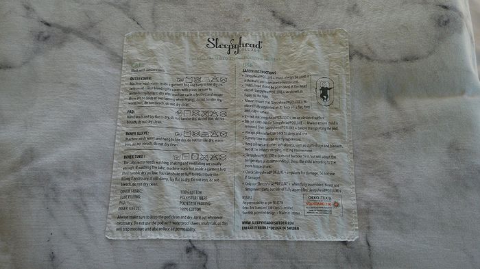 Sleepyhead Deluxe+ Pod 0-8 Months Baby Nest - Carrara Marble Edition