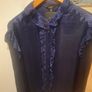 Romatic purple ruffle size 12 massimo dutti Image 10