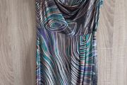 dress shiny with sequins size small