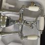 Claw legged roll top cast iron bath Image 6