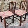 Pair of antique oak chairs circa 1800 Image 6