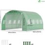 Polytunnel Greenhouse Poly Tunnels Gardening Walk In Pollytunnel Tent with Steel Frame Image 10