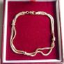 Vintage 9K Yellow Gold 375 Double Rope Bracelet 8" -  6,9g Image 3
