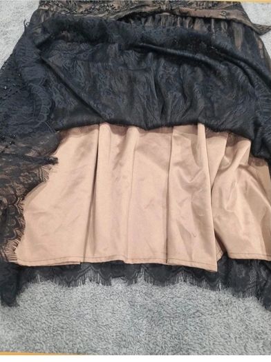 NWT Tia Black Lace Sequin Dress EU 44 UK 18