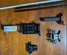 SmallRig 15mm DSLR Shoulder Rig Parts Bundle (45cm Rods, Baseplate, Lens Support, Grip)
