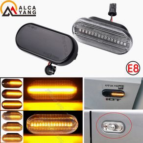 2X LED Dynamic Side Marker Turn Signal Light Indicator for VW Bora Golf 3 4 MK4 Jette Lupo Passat Z2 3BG Polo SB6 SEAT Ibiza T5