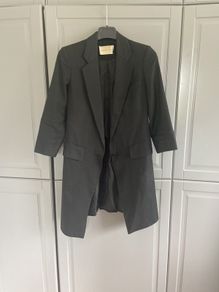 Selected Femme black long blazer