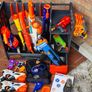 Nerf Elite Guns Rack With All Equipments Image 2