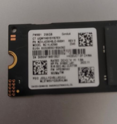 Samsung 256gb Nvme Ssd