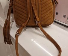 Brown Suede Bag