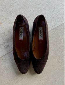 Gabor brown leather ladies shoes
