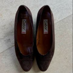Gabor brown leather ladies shoes