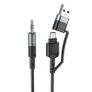 2 in 1 Type-C+USB Digital Audio Conversion AUX Cable Image 2