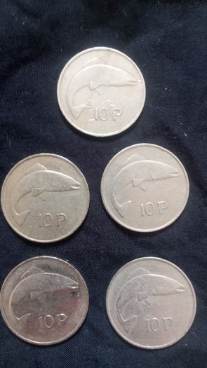 Job Lot of Irish Pre-Euro Coins (10p, 20p, 3d Rabbits)