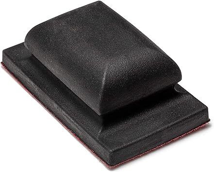Glass Polish 15916 Hand-Held Sanding Block with hook and loop, Hand Sanding Pad | 70 x120mm