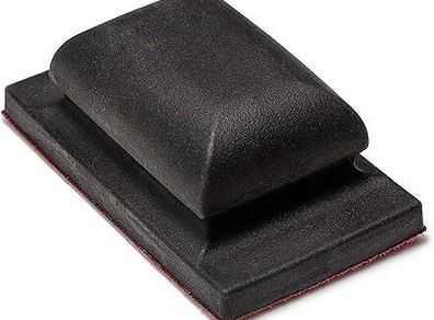 Glass Polish 15916 Hand-Held Sanding Block with hook and loop, Hand Sanding Pad | 70 x120mm