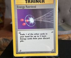 Pokemon Base set Energy Retrieval 81/102 Near Mint Condition