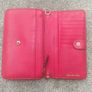 Michael Kors Pink Leather Floral Crossbody / Wallet Bag Image 4