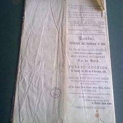 Rental particulars and conditions of sale of fee simple lands of Clondoyle County Galway 1882