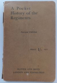 SALE!  A Pocket History Of The Regiments by Lieutenant Charles Lamb, 2nd edition, 1917
