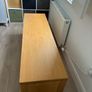 Solid Oak TV unit Image 3