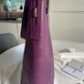 Fabulous Furla Leather Designer Bag in the Colour Aubergine Image 10