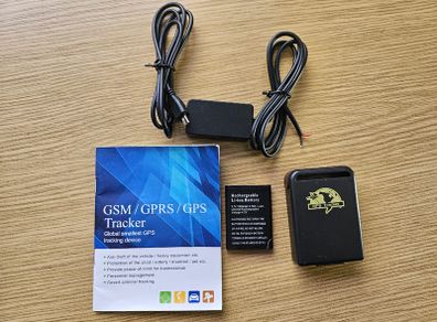 GPS Car Tracker SIM MicroSD card slots TK102B