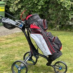Golf bag + trolley