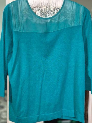 Per Una Jade Green Top , UK 16 / EU 44