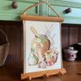 Vintage 70s Kitchen Tile Wall Hanger Image 2