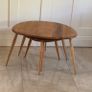 Vintage Ercol 354 Pebble Nest of 3 Tables Image 5