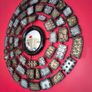 Metal wall art with mirror Image 2