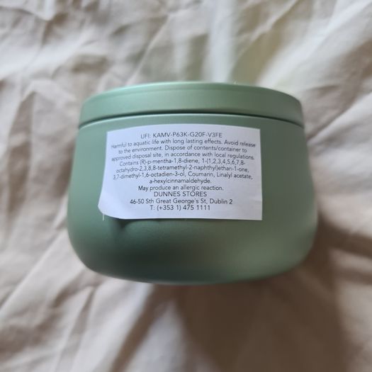 Bergamot & Patchouli Scented Candle
