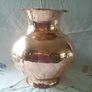 Large Hammered Copper Vase Image 2