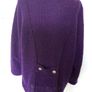 Cozzi by signature Purple cardigan style jacket size 2XL includes  post Image 6