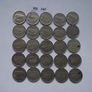 25 Irish Coins @ 5 Pence (1992-2000) Image 2