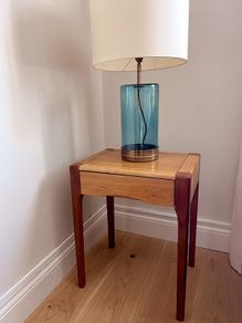 Zara home oak side table