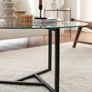 Trio coffee table w clear tempered glass Image 3